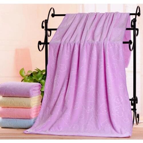 140X70CM Pet Bath Towel Dogs Cats Water Absorbent Towel Thick Soft Quick-drying Multipurpose Cleaning Tool For Pet Home Baby