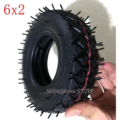 Size 6x2 Tire Inner Tube Fits Electric Scooter for Modified Wheel 160mm Pneumatic Tyre Electric Scooter Pneumatic Wheel