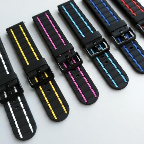 For Samsung Galaxy Watch3 45mm Smartwatch Strap Watchband For Samsung Galaxy Watch 3 41mm Bracelet Correa Silicone Wrist Band