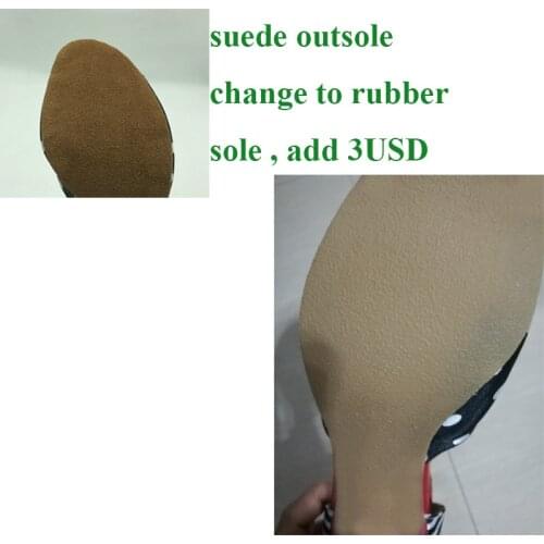 Rubber sole adding 3USD , link for rubber sole
