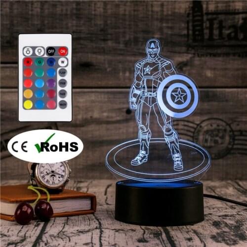 3D Led Night Light Bedside Table Lamp Light Led Home Corridor Hotel Party Atmosphere Lights Novety Lighting Creative Gift