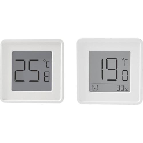 2 in 1 Accurate Digital Thermometer Hygrometer Mini Temperature/Humidity Meter Home Wall Hygrothermograph for Indoor Outdoor