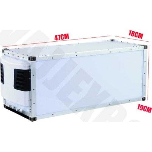 1/14 Scale 20 Foot Plastic Reefer Container Model for 1/14 Tamiya Remote Control Truck Tractor