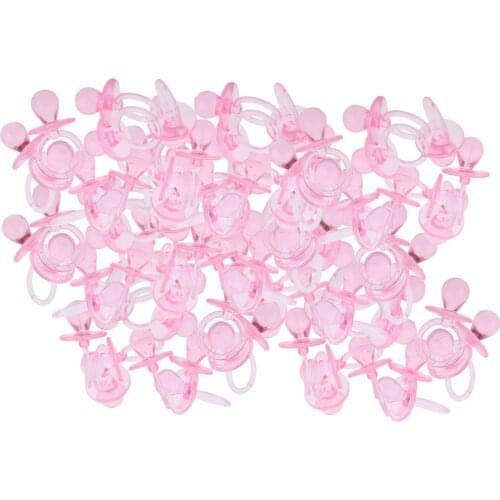 144 Pieces Mini Shower Pacifier Charm Table Scatter Gender Reveal Party Decoration Christening Birthday Party Supplies