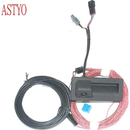 ASTYO Car MIB reversing video camera rear view camera With motion track For VW Teramont Touran Tiguan 2017 2018