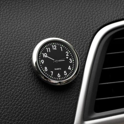 Car Clock Glow Mini Car Built-in Digital Watch Machinist Quartz Clock Car Accessories Car Accessories Gift