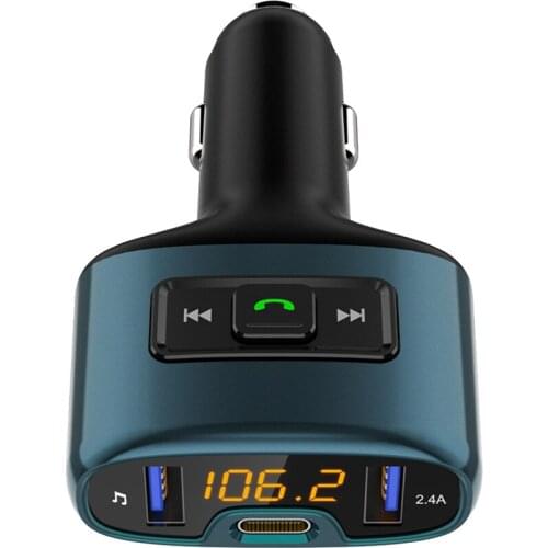 Auto Car Bluetooth 4.2 Wireless Radio Player Cigarette Lighter Phone Charger