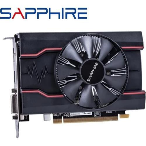 Used SAPPHIRE RX 550 2GB Video Cards GPU For AMD Radeon RX500 2GB GDDR5 Graphics Cards PC DisplayPort HDMI DVI 128bit PCI-E