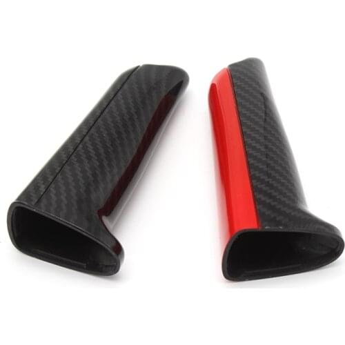 For BMW 3 Series E90 2005 2006 2007 2008 2009 2010 2011 2012 ABS Plating Carbon Fiber Texture Hand Brake Protective Cover