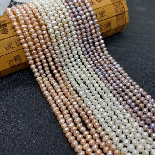 AA grade potato shaped natural freshwater pearl beads 7-8mm shape for DIY jewelry making necklaces and earrings