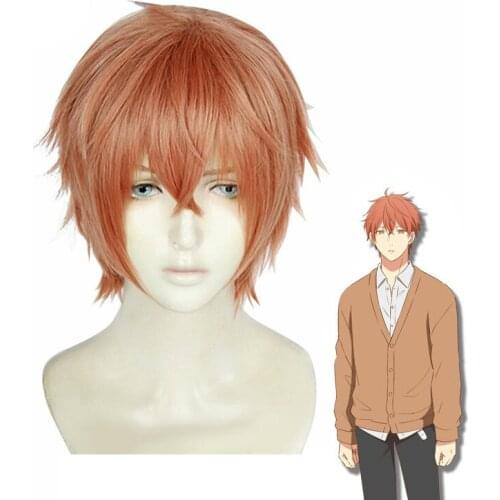 Anime GIVEN Sato Mafuyu Short Wig Cosplay Costume Heat Resistant Synthetic Hair Men Women Halloween Party Wigs