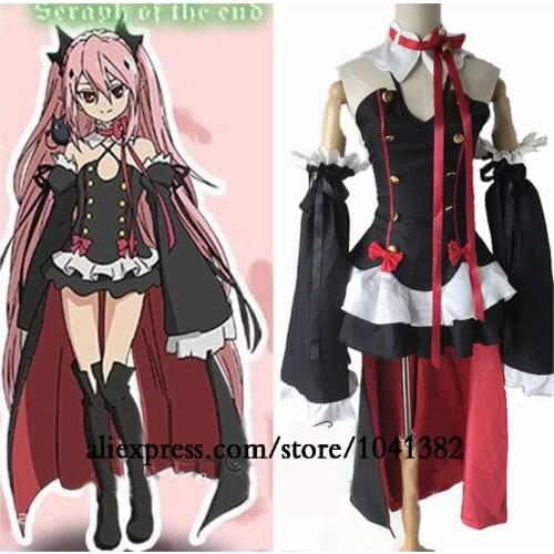 Seraph Of The End Krul Tepes Uniform Dress Outfit Cosplay Costumes Any Size