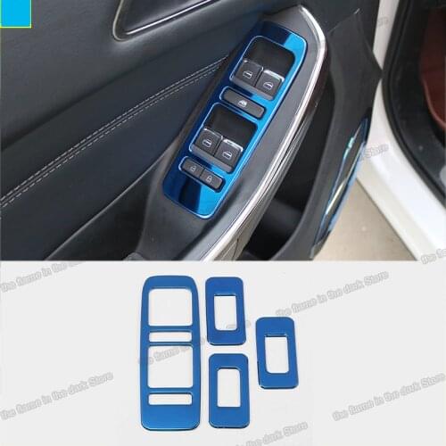 Lsrtw2017 for Chery Tiggo 8 Car Window Switch Control Panel Trims Interior Accessories 2018 2019 2020 Auto Sticker Kit