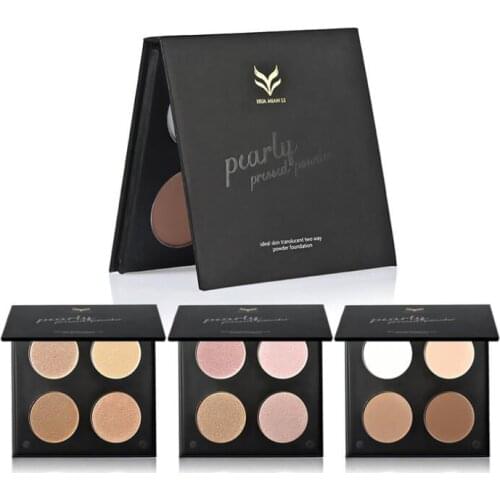 New Brand Shining Bronzer Highlighter Powder Matte Glitter Face Iluminador Makeup Compact Contour Palette Gloden Glow Kit