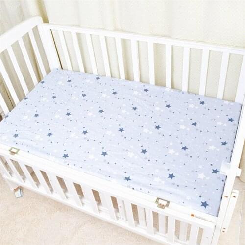 120*70cm Baby Mattress Clouds Flamingo Cotton Breathable bed Sheets Baby Bedding Childrens Bed Cover Newborn photography props