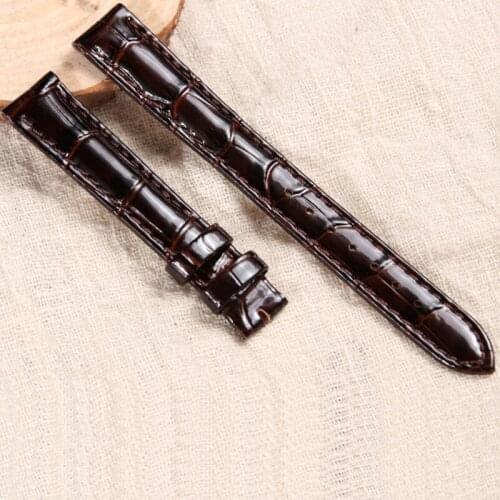 14mm for Watch Woman Calf Leather Strap for Tissot Lady Carson Watch Strap T085 Watchband Bracelet Watch Accessories