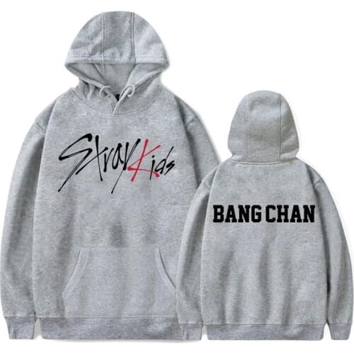 Streetwear Korean Hoodie 2020 Stray Kids FELIX BANG CHAN Hoodies 90s Woman Clothes Sweatshirt Winter Long Sleeve Tops Women Men