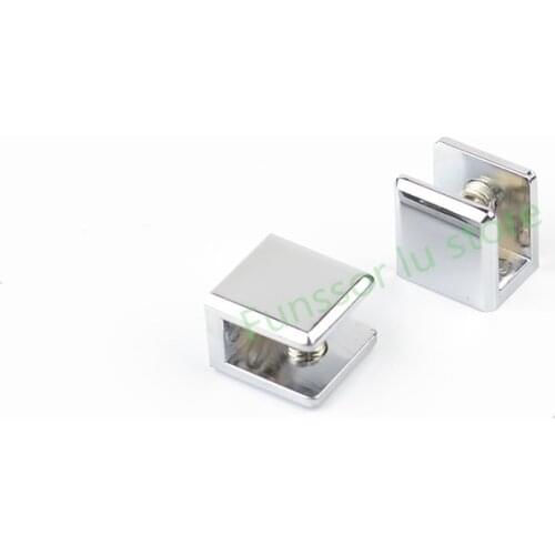 High-grade gloss alloy glass clip/clamp, shelf clip,glass laminates Shelf support ,glass thickness: 8-10MM Bathroom Hardware