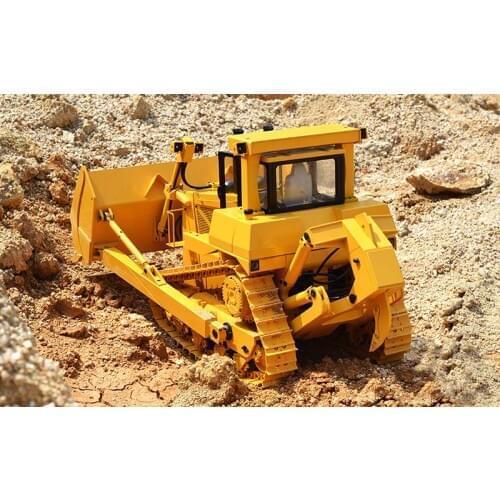1/12 Scale RC Fully Metal 9CH Remote control hydraulic bulldozer Forklift Truck RTR Ready to Run Engnieering excavator
