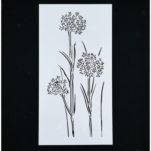 1PC Tree and Flower Shape Reusable Stencil Airbrush Painting Art DIY Home Decor Scrap booking Album Crafts