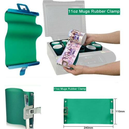 10pcs 11OZ 3D Sublimation Silicone Mug Wrap, Heat Press Cup Fixture Clamp