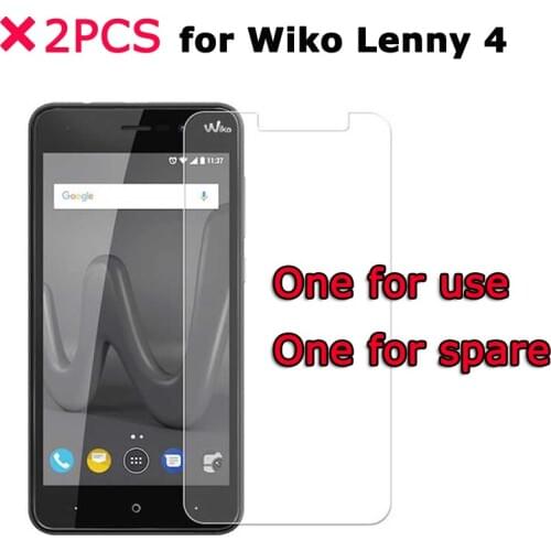 2pcs For Wiko Lenny 4 Tempered Glass Wiko Lenny 4 Screen Protector Protective Film 9H Tempered Glass For Wiko Lenny 4 Lenny4