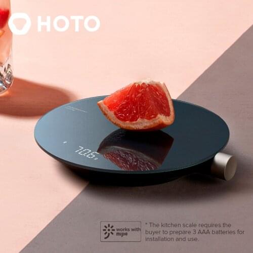 2021 New Xiaomi HOTO Smart Kitchen Scale work with mijia APP Electronic Mini Mechanical Scale Food Weighing Measuring Tool