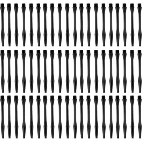 60Pcs 2019 New 2BA Plastic Dart Stems Dart Shafts Diam 6mm Safe Throwing Black