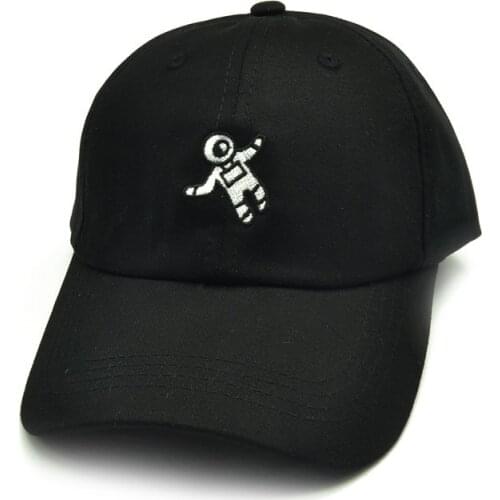 Unisex Fashion Dad Hat Astronaut Emberoidery Baseball Cap 4 Colors Available Good Quality Snapback Hats Brand Hat Caps Wholesale
