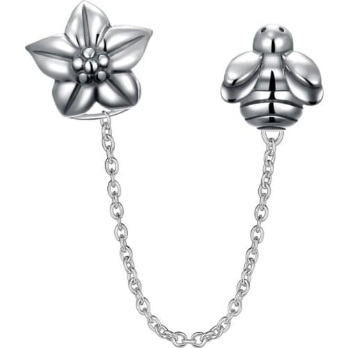 Sliver bead jewelry chain pendants fits bracelets charms china DIY Jewelry