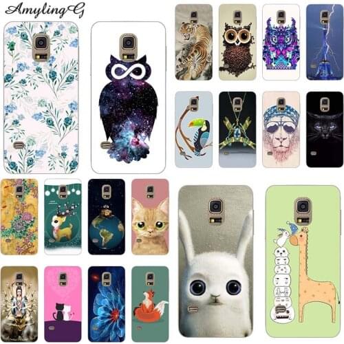 Case For Samsung Galaxy S5 i9600 Case Cover Silicon Cover For Funda Samsung Galaxy S5 Case Cover for Samsung Galaxy S5 G900F bag