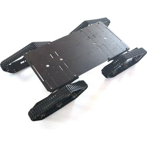 Colorful TR900 Tank Car Aluminum Alloy Chassis,DC Motor,High load robot chassis for DIY tank Fans,Tank Design Competition