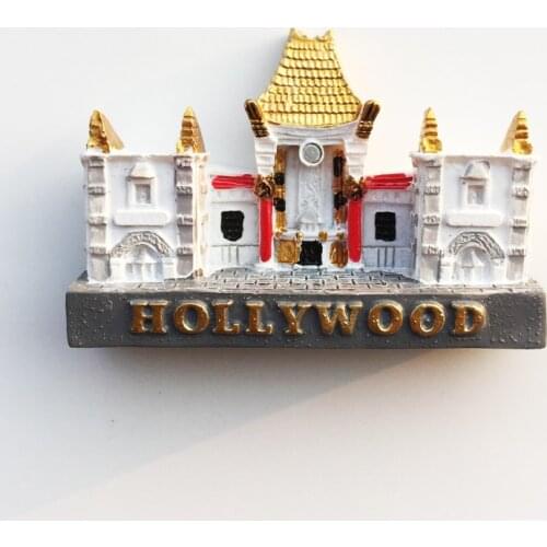 Creative Magnetic Fridge Magnet Theater on Hollywood Boulevard, Los Angeles, USA, Traveling Commemorative Crafts