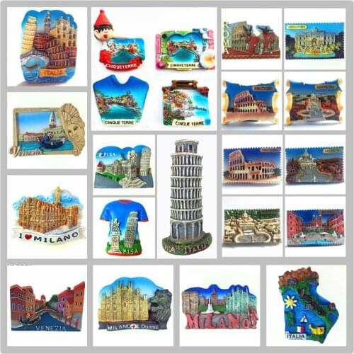 Italy 3D Cinque Terre Refrigerator Magnets Fridge Magnetic Tourist Souvenir Decoration Articles Handicraft Gifts