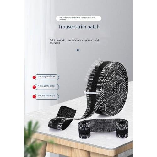 New Adhesive Pants Sticking Diy Iron On Pants Edge Shorten Repair Pants For Jean Clothing And Jean Pants Clothing Sewing Fabric