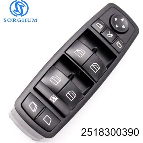 New A2518300390 251 830 03 90 8K67 2518300390 Front left Drivers Window Mirror Master Switch For Benz GL R Class