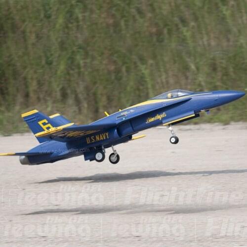 Freewing F18 F/A-18C Hornet Blue Angels 90mm EDF Jet PNP or kit with servo Retractable F-18 C plane airplane/RC MODE,F-18,F 18