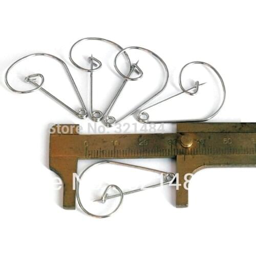 Wholesale 1000piece/lot 35mm Safety pin brooch, Shaped safety pins, brooches, hijab pins diy findings accessories