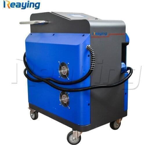 Hot Selling Portable 100W 200W 500W Paint Rust Cleaning System Laser Rust Removal Machine for Metal Stone