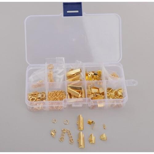 Jewelry Making Supplies for Jewelry Repair, Jewelry Making Findings,Open Jump Rings ,Lobster Clasp,ibbon Crimp Ends