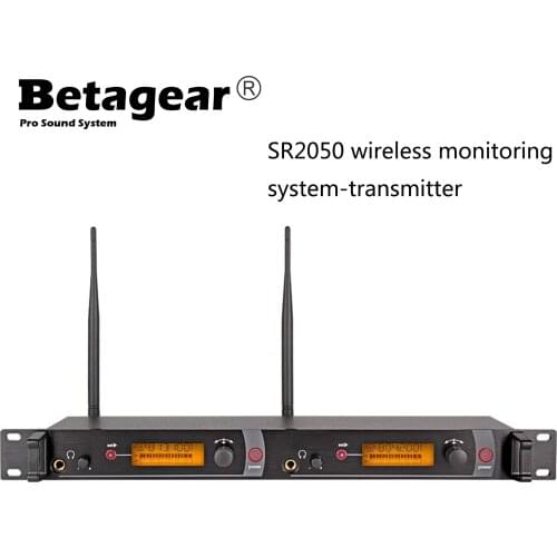 Betagear SR2050 Profession in ear monitor systems stage monitor Transmitter with cable antenna BT2050 IEM twin monitor