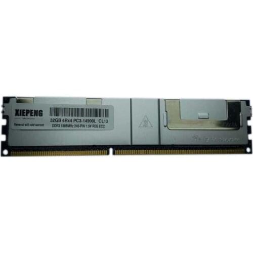 Server Memory 32GB 4Rx4 PC3L-14900 Registered ECC RAM DDR3 16GB 1866MHz 4GB PC3 12800 for Dell Precision Workstation T5610 T7600