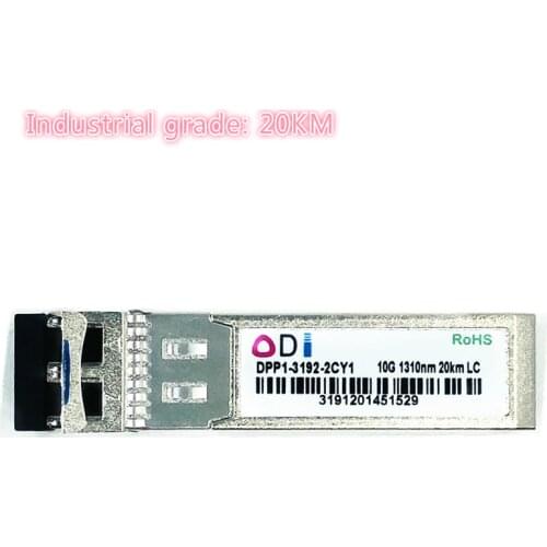 SFP 10G LC 20KM dual fiber 1310nm sfp+ 20KM cisco compatible Industrial grade SFP+ Transceiver Industrial grade -40-85 Celsius