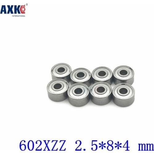 2021 Thrust Bearing Rolamentos High Quality 602xzz R-825zz W60/2.5zza 2.5x8x4 Metric Miniture Shielded Deep Groove Ball Bearing