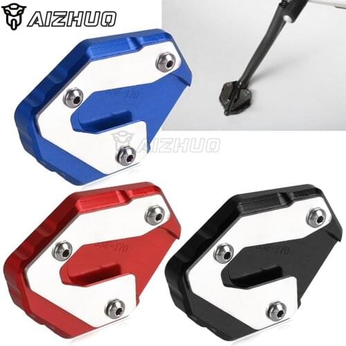 MT-09 Foot Side Stand Extension FOR YAMAHA FJ-09 Tracer 900 GT XSR900 MT09 2021 Motorcycle Kickstand Pad Support Plate Enlarge