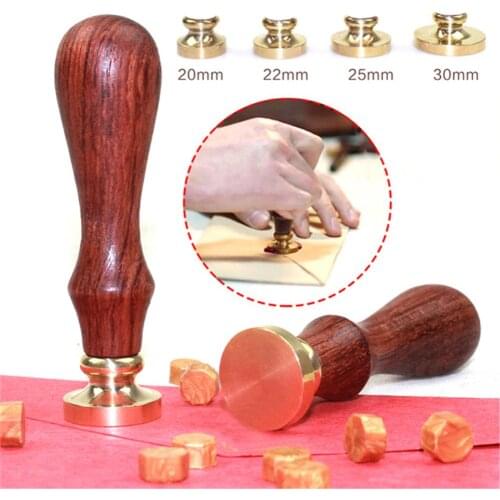 1PC Retro Metal Wax Seal Stamp Copper Head Wedding Invitations Decor Ancient Wax Stamp Craft For Envelope Sealing Wholesale