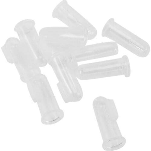 10 Pieces Soft Silicone Pet Finger Toothbrush, Tooth Cleaner Dog Cat Teeth Cleaning