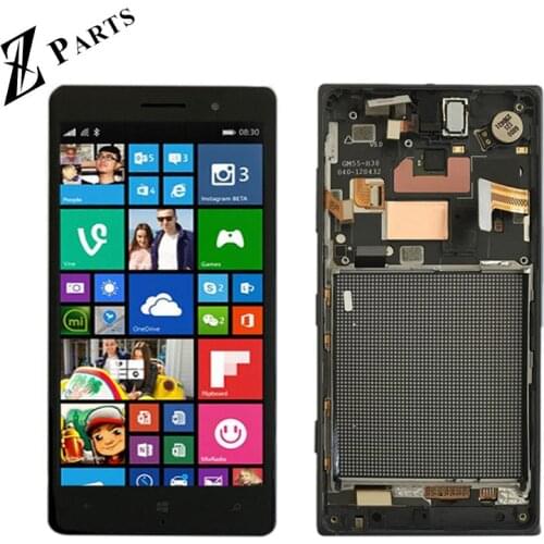100% Original For Nokia Lumia 830 LCD Display with Touch Screen Digitizer Assembly free shipping