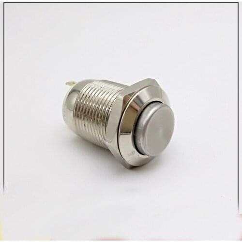 12mm Metal Boat Horn Momentary Stainless Steel Push Button Starter Switch Car Auto Engine Power Start Starter High Quality Tools