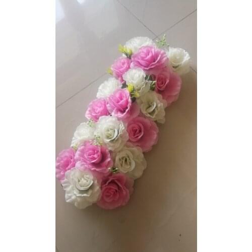 2pc/lot Artificial Silk Rose Flower Arches for Wedding Fake Flower Arch Background Floral Craft DIY Artificial Wisteria